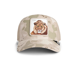 BASEBALL CAP KING CAMO IN VELLUTO BISCUIT